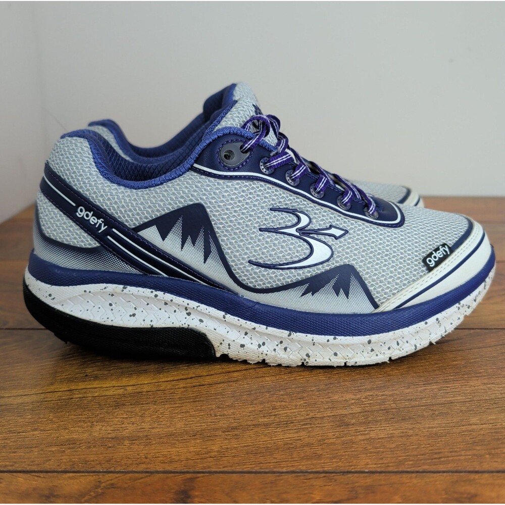 Gdefy Gravity Defyer Women's Size 10 Purple White Sneakers Shoes TB9024FWP-M